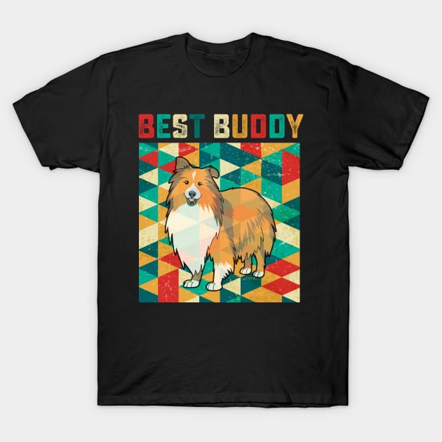 Best Buddy Sheltie T-Shirt by danieldamssm